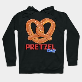 Pretzel Day Snack Food Lover Hoodie